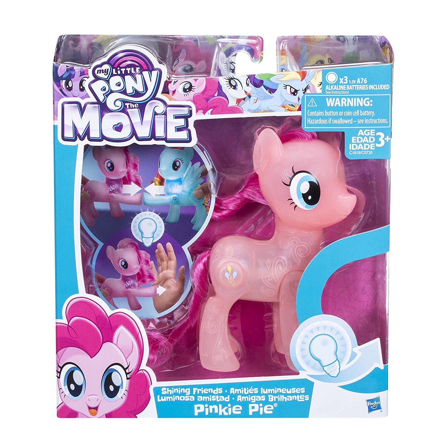 Интерактивная игрушка Дай пять. Магия дружбы из серии My Little Pony Movie. Мерцание Пони   